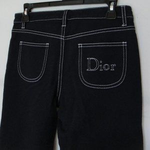 CHRISTIAN DIOR Designer Jeans, 26/US-6, new with tag, blue, cotton, Italy